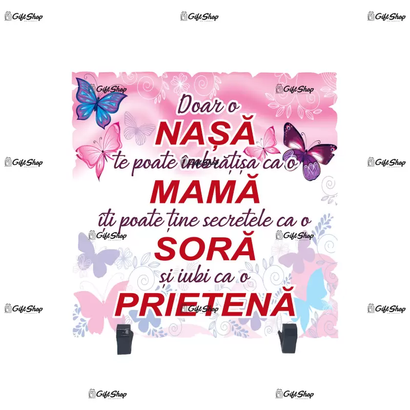 Doar o nasa te poate imbratisa ca o ..., placheta cu mesaj